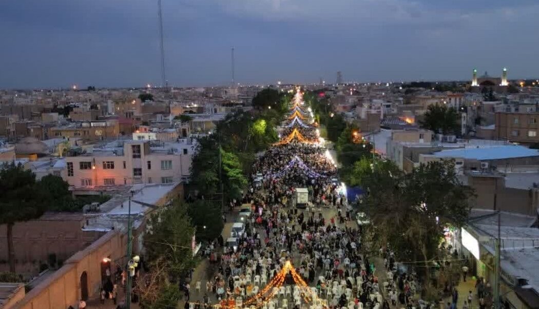 جشن ولایتمداری مردم قزوین در «مهمونی بزرگ غدیر»